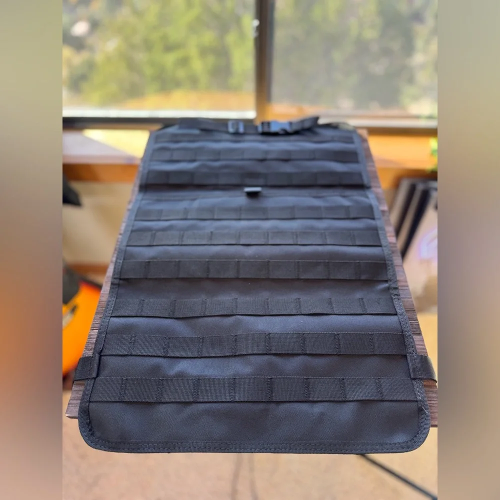 Tactical seat back organizer(Obsidian Black)